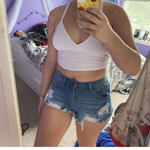 Charlotte Russe Jean Shorts